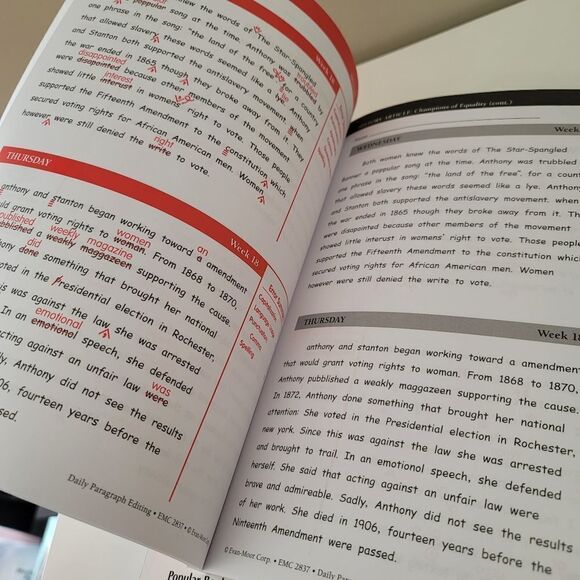 English Workbooks Grade 7 ELA Workbooks Educational Resources - Set of 2 #0370 - Picture 3 of 12